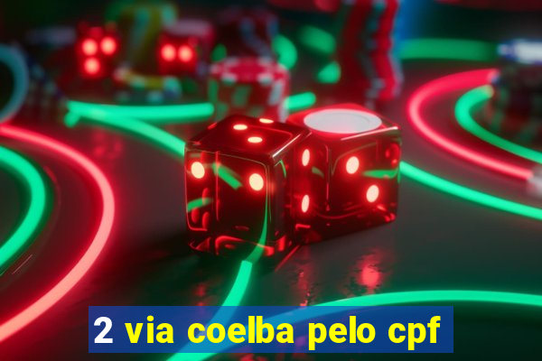 2 via coelba pelo cpf